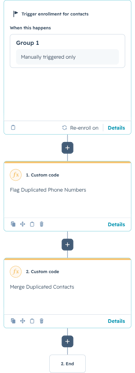 HubSpot phone number deduplication
