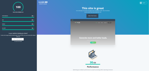 hubspot website grade