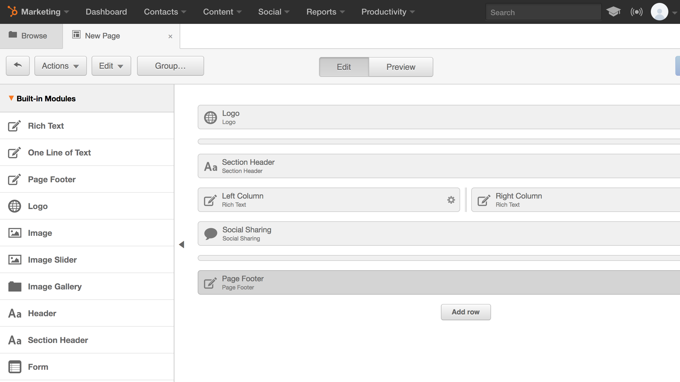 hubspot-page
