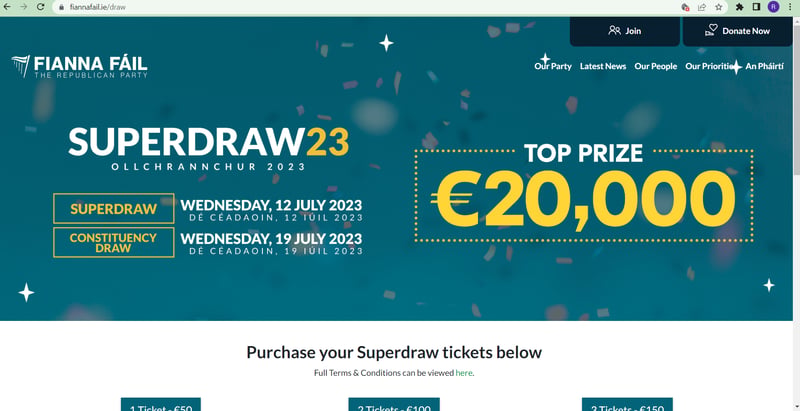 Superdraw page design